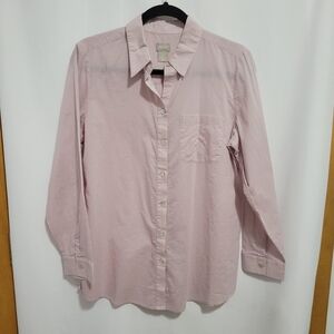 Chico's Light Lilac L/S Button-down Shirt. Size 1